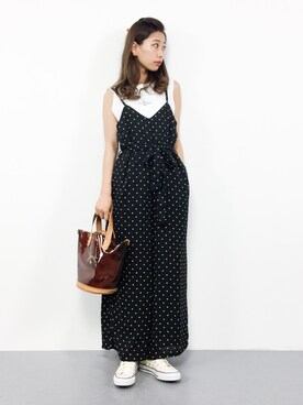 「Primazel（プリマゼル）のアイテム」を使った、KIIさん（レディース・160cm）の夏コーディネート