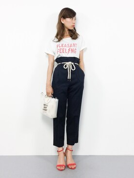 「ミッキー」｜KIIさん（レディース・160cm）の夏コーディネート