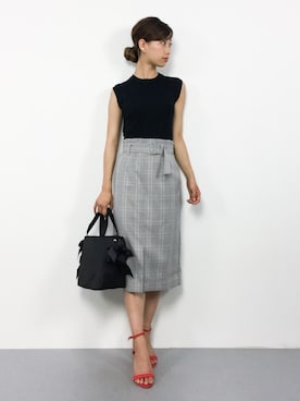 「Cocoonist（コクーニスト）のアイテム」を使った、KIIさん（レディース・160cm）の夏コーディネート