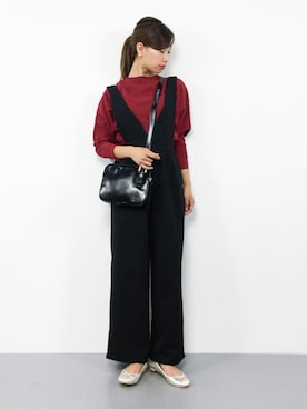 「ラフスタイル」｜「アイテム（つなぎ/オールインワン）」を使った、KIIさん（レディース・160cm）の夏コーディネート