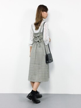 「Two Faces（トゥーフェイシーズ）のアイテム（バッグ）」を使った、KIIさん（レディース・160cm）の秋コーディネート