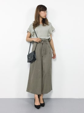 「Two Faces（トゥーフェイシーズ）のアイテム（バッグ）」を使った、KIIさん（レディース・160cm）の秋コーディネート