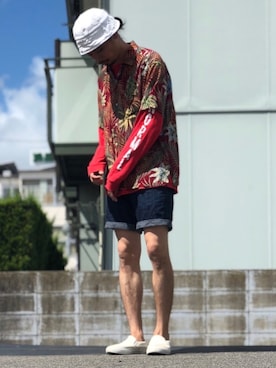 Genki Nakamuraさん（メンズ・179cm）の夏コーディネート