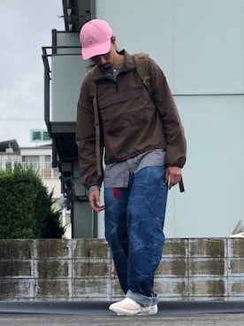 「フォロバ」｜「アイテム（ナイロンジャケット）」を使った、Genki Nakamuraさん（メンズ・179cm）の秋コーディネート