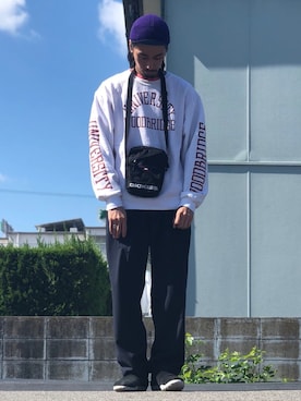 Genki Nakamuraさんの「【Dickies/ディッキーズ×Ciaopanic】別注ワイドパンツ」を使ったコーディネート