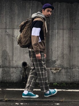 「アイテム（ブルゾン）」を使った、Genki Nakamuraさん（メンズ・179cm・30代）の秋コーディネート