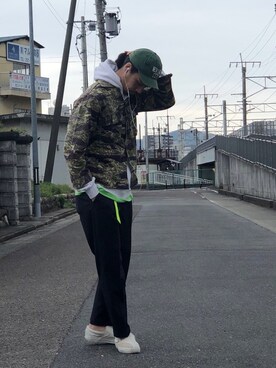 「平成最後のWEARISTAセンバツ」｜「アイテム（スリッポン）」を使った、Genki Nakamuraさん（メンズ・179cm）の春コーディネート