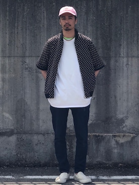 「フォロバ」｜「アイテム（アクセサリー）」を使った、Genki Nakamuraさん（メンズ・179cm）の春コーディネート