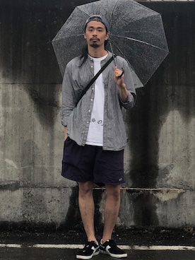 「TonyTaizsun（トニータイズサン）のアイテム（トップス）」を使った、Genki Nakamuraさん（メンズ・179cm）の春コーディネート