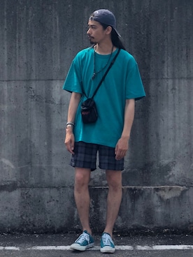 Genki Nakamuraさん（メンズ・179cm）の夏コーディネート