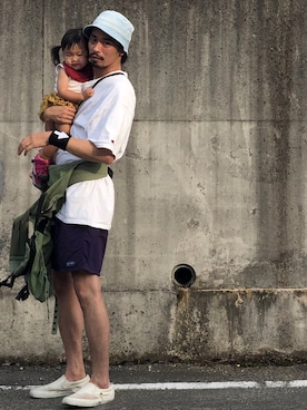 「フォロバ」｜「アイテム（スリッポン）」を使った、Genki Nakamuraさん（メンズ・178cm）の夏コーディネート