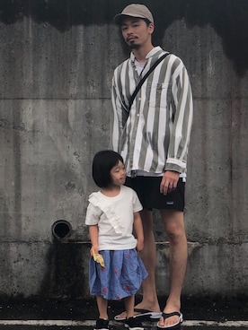 「フォロバ」｜「アイテム（帽子）」を使った、Genki Nakamuraさん（メンズ・178cm）の夏コーディネート