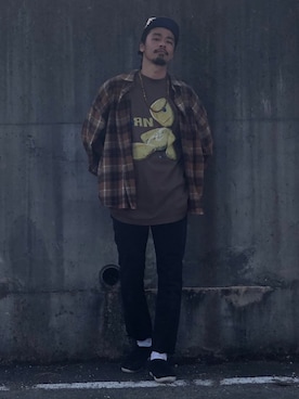 Genki Nakamuraさん（メンズ・179cm）の秋コーディネート