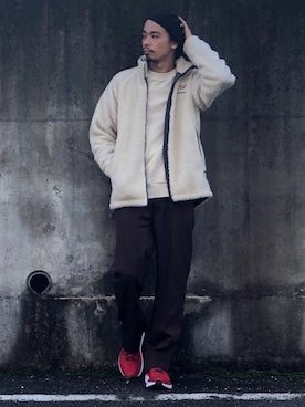 「アイテム（ブルゾン）」を使った、Genki Nakamuraさん（メンズ・179cm・30代）の秋コーディネート