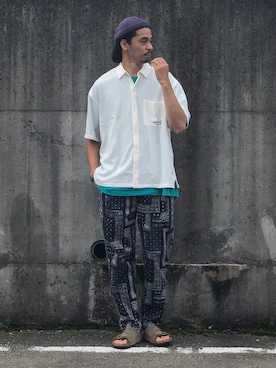 Genki Nakamuraさん(メンズ・179cm)の夏コーディネート