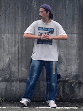 「MARIA RUDMAN（マリア・ルドマン）のアイテム」を使った、Genki Nakamuraさん（メンズ・179cm）の夏コーディネート