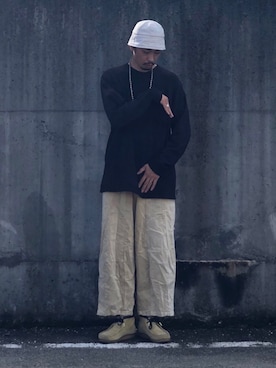「HAV-A-HANK（ハバハンク ）のアイテム」を使った、Genki Nakamuraさん（メンズ・179cm）の秋コーディネート