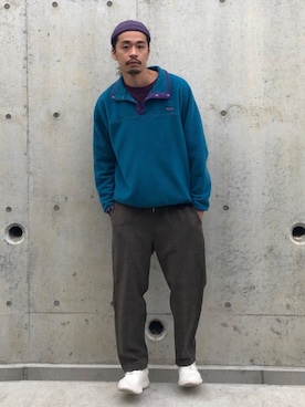 「アイテム（パンツ）」を使った、Genki Nakamuraさん（メンズ・179cm）の秋コーディネート