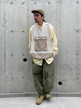 「Re:make（リメイク）のアイテム」を使った、Genki Nakamuraさん（メンズ・179cm）の春コーディネート