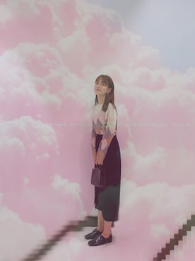 「MU（エムユー）のアイテム」を使った、Aimeeさん（レディース・162cm）の夏コーディネート