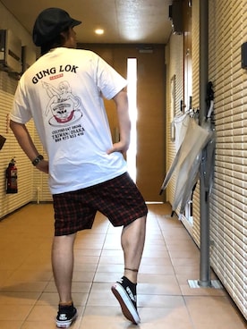 「STINGRAY（スティングレイ）のアイテム」を使った、おあさん（メンズ・170cm）の夏コーディネート