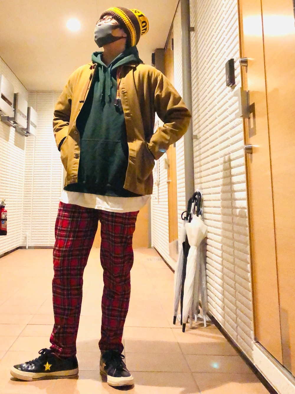 TENDERLOINのニットキャップ/ビーニーを使った人気ファッション