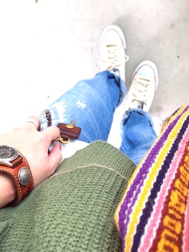 「KC,s（ケイシーズ）のアイテム」を使った、まいさん（レディース・158cm）の冬コーディネート