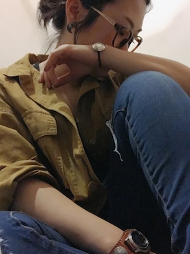 「KC,s（ケイシーズ）のアイテム」を使った、まいさん（レディース・158cm）の春コーディネート