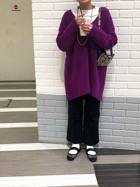 「MARE（マーレ）のアイテム」を使った、mimilyさん（レディース・156cm）の冬コーディネート