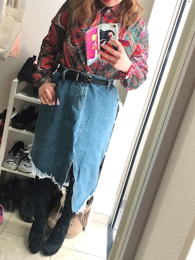 kaetuneさん（レディース・146cm）の春コーディネート