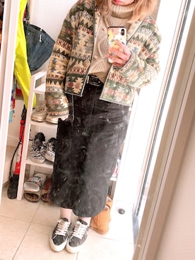 kaetuneさん（レディース・146cm）の冬コーディネート