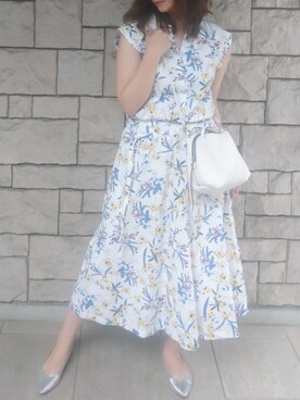 シャツワンピースを使った 女子アナ風 の人気ファッションコーディネート Wear