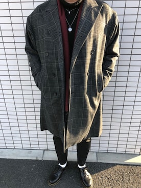 「BEAUTY&YOUTH UNITED ARROWS」｜「アイテム（その他アウター）」を使った、ゆーのすけさん（メンズ・180cm）の冬コーディネート