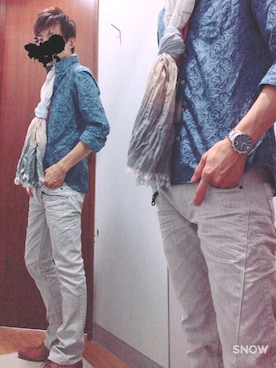 yu→kiさん（メンズ・170cm）の夏コーディネート