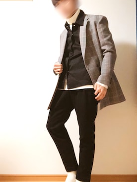 まささん（メンズ・175cm）の冬コーディネート