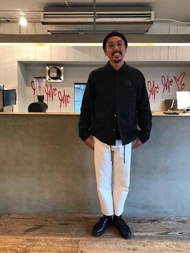 「Saturdays NYC（サタデーズ ニューヨークシティ ）のアイテム（カバーオール）」を使った、いなこさん（メンズ・173cm）の春コーディネート