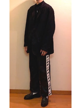 「SASQUATCHfabrix.（サスクワァッチファブリックス）のアイテム」を使った、DAISUKE SAKUMAさん（メンズ・173cm・20代）の冬コーディネート