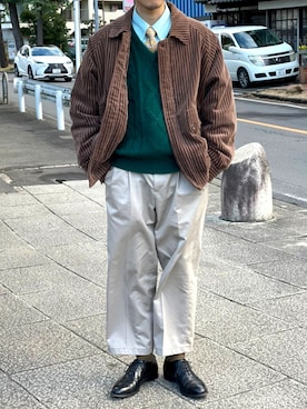 「アイテム（フォーマルスーツ/小物）」を使った、DAISUKE SAKUMAさん（メンズ・173cm・20代）の冬コーディネート