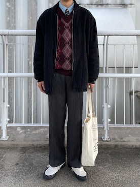 「アイテム（フォーマルスーツ/小物）」を使った、DAISUKE SAKUMAさん（メンズ・173cm・20代）の冬コーディネート