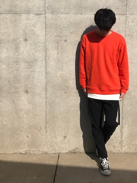 「アイテム（バングル/リストバンド）」を使った、たかけんさん（メンズ・176cm・20代）の冬コーディネート