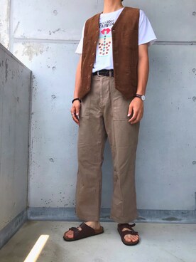 じょんそんさん(メンズ・183cm)の夏コーディネート