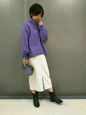 Li-eniさん（レディース・164cm）の冬コーディネート