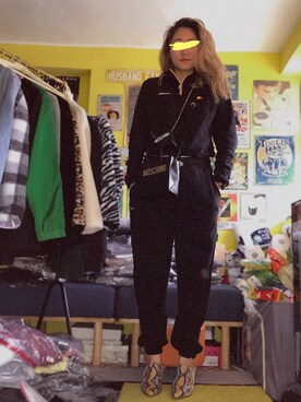 「ellesse（エレッセ）のアイテム（トップス）」を使った、CyoLeeさん（レディース・165cm）の秋コーディネート