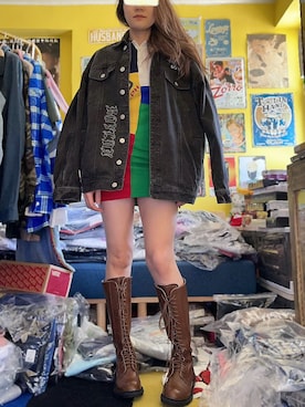 「Polo Ralph Lauren」｜「アイテム（ワンピース/ドレス）」を使った、CyoLeeさん（レディース・165cm）の冬コーディネート