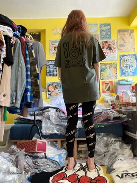 「BOY LONDON（ボーイロンドン）のアイテム」を使った、CyoLeeさん（レディース・165cm）の春コーディネート