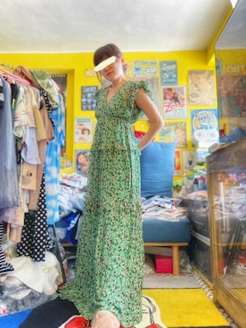 「ba&sh（バッシュ）のアイテム」を使った、CyoLeeさん（レディース・165cm）の春コーディネート