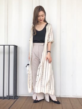 N a n a m iさん（レディース・156cm）の夏コーディネート