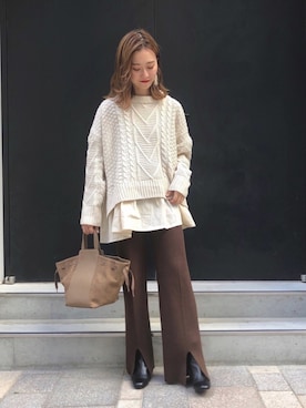 N a n a m iさん（レディース・156cm）の秋コーディネート