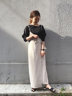 N a n a m iさん（レディース・156cm）の春コーディネート