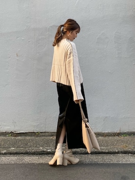 N a n a m iさん（レディース・156cm）の冬コーディネート